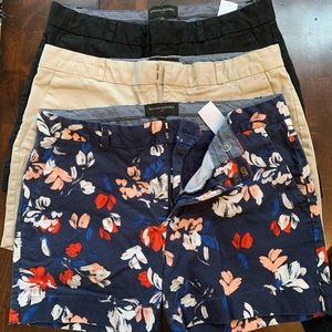 3! Pairs of Banana Republic shorts size 8